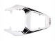 2003-2004 Yamaha YZF R6 Motorcycle Fairing - White Glossy Black