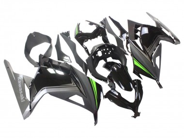 Best 2013-2024 Kawasaki EX300 Motorcycle Fairings - Glossy Black Matte Black Green