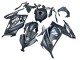 2013-2024 Kawasaki EX300 Motorcycle Fairings - Matte Black White Elf Snow