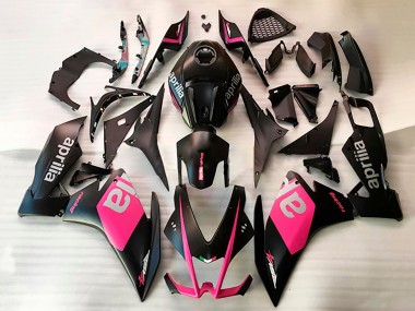 Best 2006-2011 Aprilia RS125 Motorcycle Fairings - Matte Black Pink