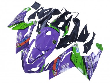 Best 2006-2011 Aprilia RS125 Motorcycle Fairings - Purple Green Red