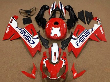 Best 2006-2011 Aprilia RS125 Motorcycle Fairings - Red White