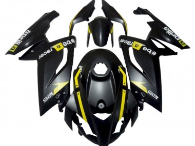 Best 2006-2011 Aprilia RS125 Motorcycle Fairings - Matte Black Yellow