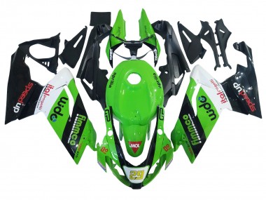 Best 2006-2011 Aprilia RS125 Motorcycle Fairing - Green White Black