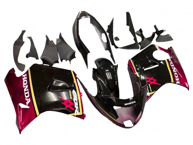 1996-2007 Honda CBR1100XX Blackbird Motorcycle Fairings - Glossy Black Red Yellow