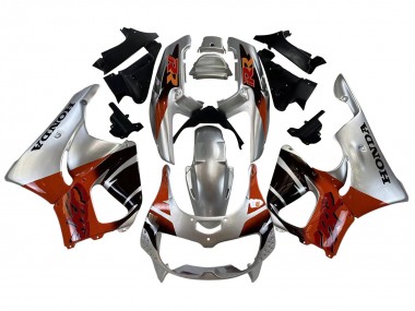 Best 1996-1997 Honda CBR900RR 893 Motorcycle Fairings - Silver Red Glossy Black