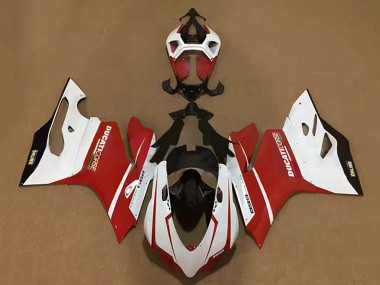 Best 2011-2014 Ducati Panigale 899 Motorcycle Fairings - White Red Black