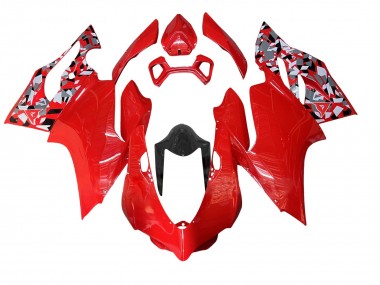 Best 2011-2014 Ducati Panigale 899/1199 Motorcycle Fairing - Red Grey Black
