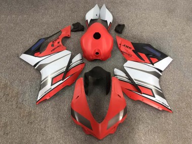 Best 2015-2020 Ducati 959 Motorcycle Fairings - White Red Silver Black