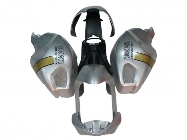 Best 2008-2012 Ducati Monster 696 796 1100 1100S Motorcycle Fairings - Silver Gold