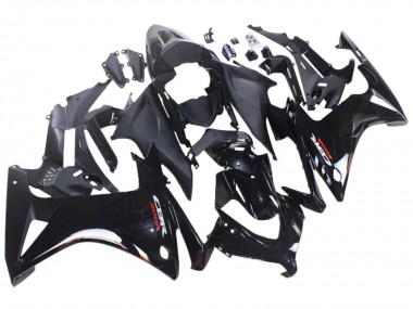 Best 2013-2015 Honda CBR500R Motorcycle Fairings - Glossy Black Matte Black
