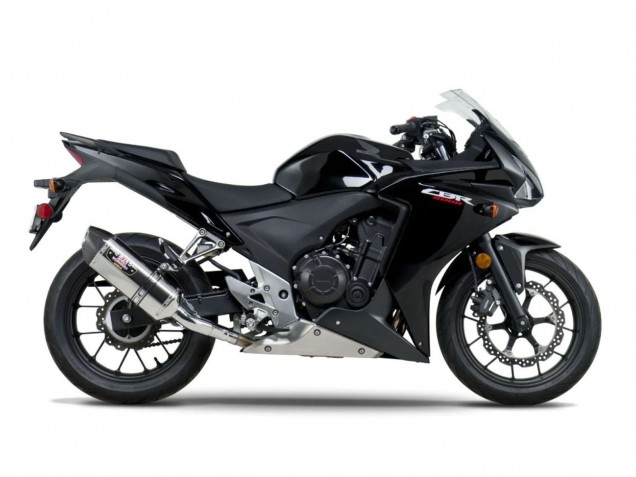 2013-2015 Honda CBR500R Motorcycle Fairings - Glossy Black Matte Black
