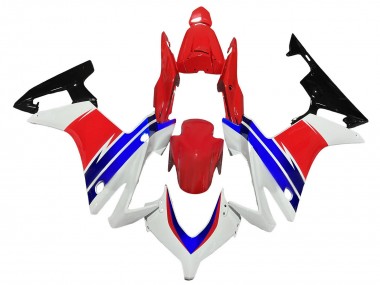 Best 2013-2015 Honda CBR500R Motorcycle Fairings - White Red Blue