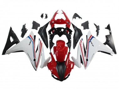 Best 2016-2018 Honda CBR500R Motorcycle Fairing - White Red Blue Matte Black