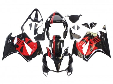 Best 2002-2013 Honda VFR 800 Motorcycle Fairings - Glossy Black Red