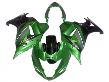 Best 2008-2013 Suzuki GSX650F Motorcycle Fairings - Green Black