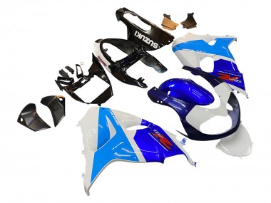 Best 1998-2003 Suzuki TL1000R Motorcycle Fairing - White Blue Black Red