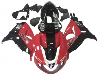 Best 1998-2003 Suzuki TL1000R Motorcycle Fairings - Red Black Racing 17