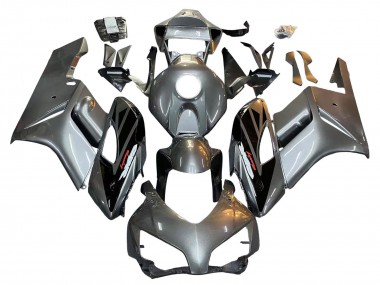 Best 2004-2005 Honda CBR1000RR Motorcycle Fairing - Silver Glossy Black