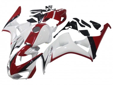 Best 2006-2007 Honda CBR1000RR Motorcycle Fairing Kits - White Red Glossy Black