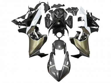 Best 2017-2023 Honda CBR1000RR Motorcycle Fairings - Grey White Black Carbon Fiber