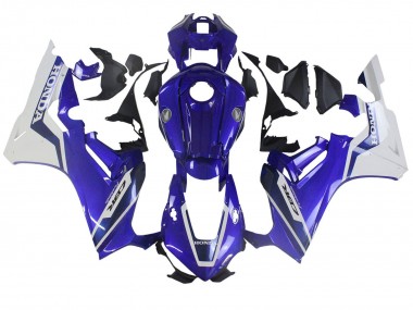 Best 2017-2023 Honda CBR1000RR Motorcycle Fairings - White Blue