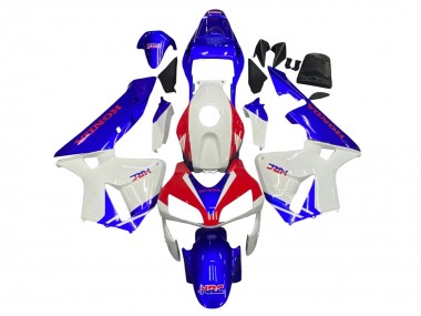 Best 2003-2004 Honda CBR600RR Motorcycle Fairings - White Blue Red HRC