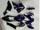 2003-2004 Honda CBR600RR Motorcycle Fairings - Dark Blue Glossy Black