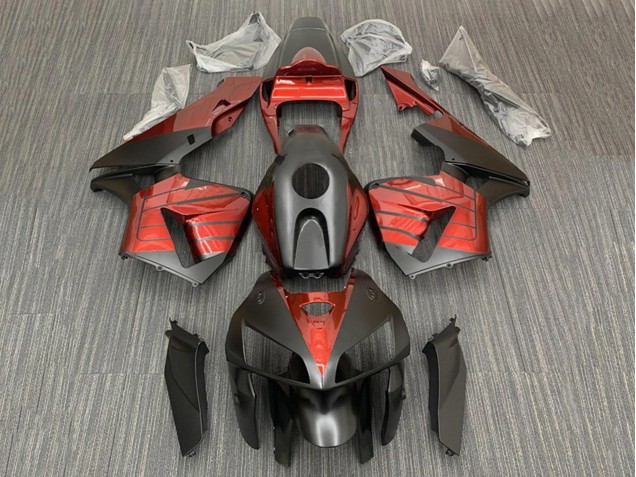 2005-2006 Honda CBR600RR Motorcycle Fairings - Black Red
