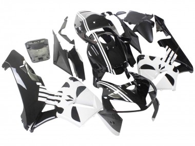 Best 2005-2006 Honda CBR600RR Motorcycle Fairing - Black White