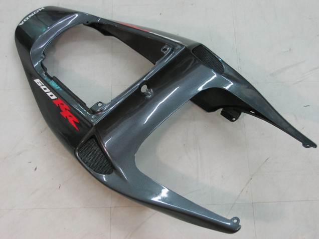 2005-2006 Honda CBR600RR Motorcycle Fairings - Black White Racing