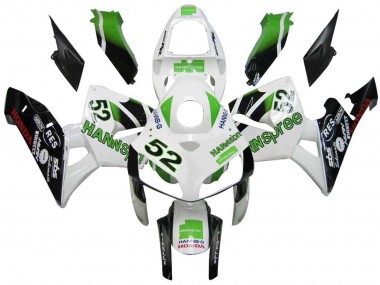 Best 2005-2006 Honda CBR600RR Motorcycle Fairings - Green White Black hannspree 52
