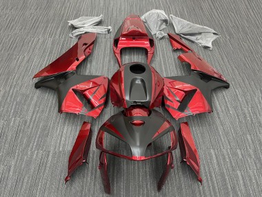 Best 2005-2006 Honda CBR600RR Motorcycle Fairings - Red Black