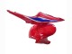 2005-2006 Honda CBR600RR Motorcycle Fairings - Red Blue Black