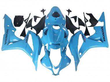 Best 2007-2008 Honda CBR600RR Motorcycle Fairings - Light Blue Racing