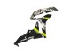 2007-2008 Honda CBR600RR Motorcycle Fairings - Grey Fluorescent Yellow Shark