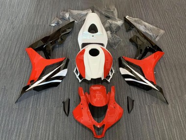 Best 2007-2008 Honda CBR600RR Motorcycle Fairing Kits - White Red Glossy Black