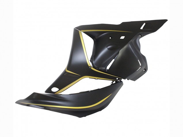 2009-2012 Honda CBR600RR Motorcycle Fairings - Matte Black Gold