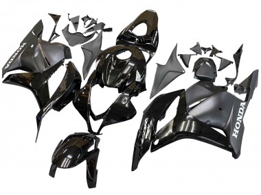 Best 2009-2012 Honda CBR600RR Motorcycle Fairings - Glossy Black Matte Black