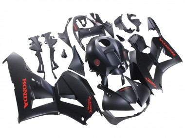 Best 2013-2023 Honda CBR600RR Motorcycle Fairings - Matte Black Red Decals