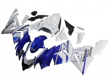 Best 2004-2005 Kawasaki ZX10R Motorcycle Fairing - Black White