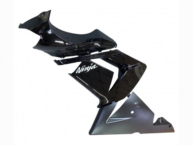 2004-2005 Kawasaki ZX10R Motorcycle Fairings - Glossy Matte Black Ninja
