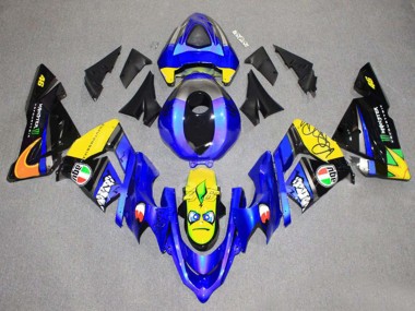 Best 2004-2005 Kawasaki ZX10R Motorcycle Fairing - Green Black Ninja