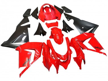 Best 2004-2005 Kawasaki ZX10R Motorcycle Fairings - Red Black Ninja