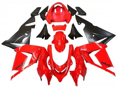 Best 2004-2005 Kawasaki ZX10R Motorcycle Fairings - Red Black Ninja