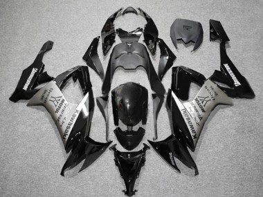 Best 2006-2007 Kawasaki ZX10R Motorcycle Fairings - Matte Black Grey Motul
