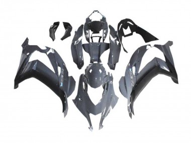 Best 2016-2020 Kawasaki ZX10R Motorcycle Fairings - Nardo Grey Black