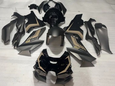 Best 2021-2025 Kawasaki ZX10R Motorcycle Fairings - Matte Black Glossy Black Brown