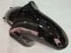 2006-2011 Kawasaki ZX14R ZZR1400 Motorcycle Fairing - Glossy Black Green Flame