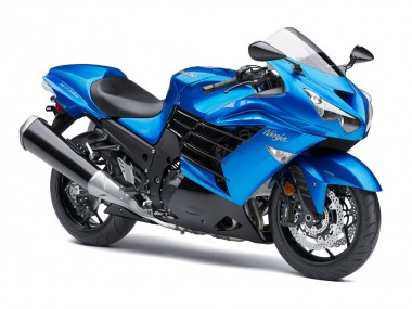 Best 2012-2024 Kawasaki ZX14R ZZR1400 Motorcycle Fairings - Blue
